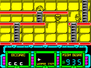 Future Knight screenshot 3 for ZX Spectrum
